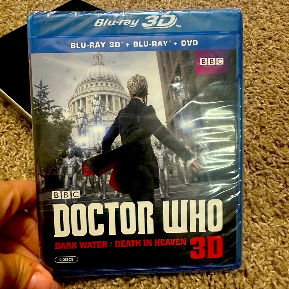 Doctor Who: Dark Water/Death in Heaven 3D Blu-ray NEW 12th doctor BBC